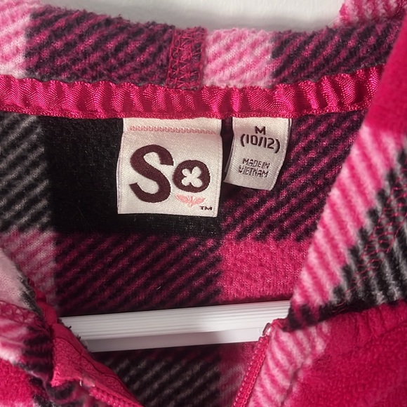 Girls fleece zipper hoodie - Picture 2 of 3